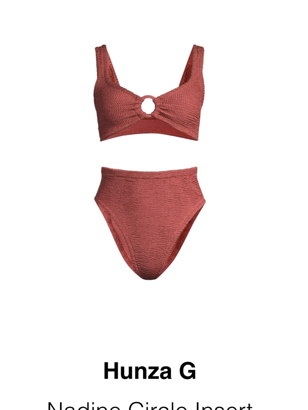 Hunza G Nadine Bikini Set